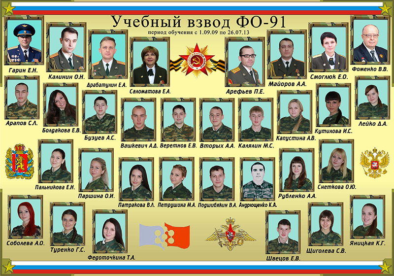 Учебный взвод ФО-91